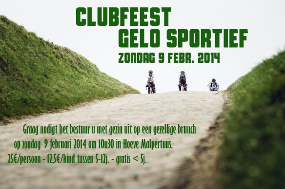 Clubfeest Gelo Sportief 09022014